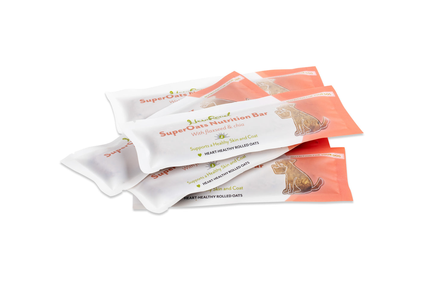 6-Bar Pack of Rolled Oats with Flaxseed & Chia
